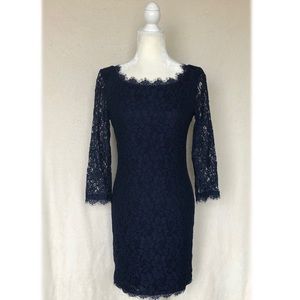 Diane von Furstenberg Zarita Lace Sheath Dress